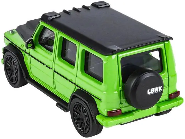 Alt view image 4 of 5 - Mercedes-AMG G 63 LBWK Alien Green and Matt Black "LB Performance" 1/64 Diecast Model Car by Paragon