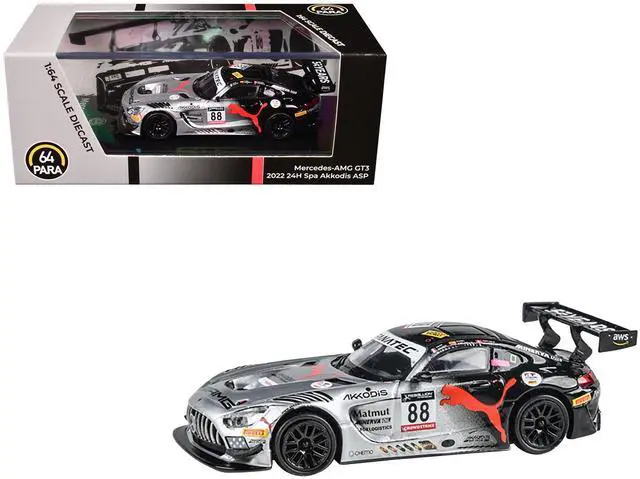 Main image of Mercedes-AMG GT3 #88 "Team AKKodis ASP" Winner "24 Hours of Spa" (2022) 1/64 Diecast Model Car by Paragon
