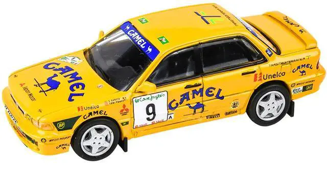 Alt view image 4 of 5 - Mitsubishi Galant VR-4 #9 S. Garcia - A. Ponce Rally El Corte Ingles (1995) 1/64 Diecast Model Car by Paragon