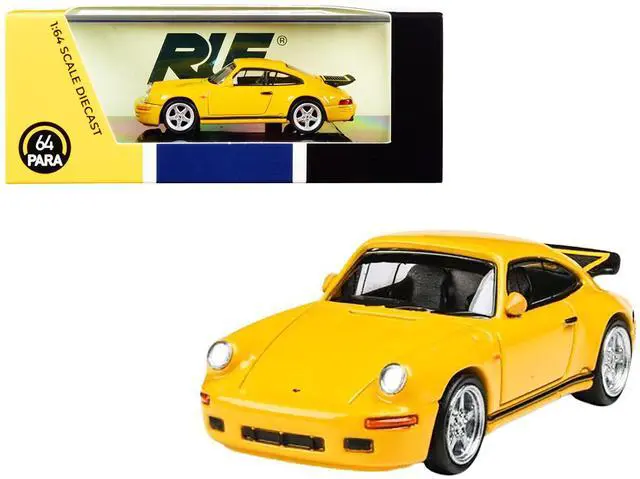 Alt view image 3 of 5 - 1987 RUF CTR Yellowbird Blossom Yellow 1/64 Diecast Model Car by Paragon