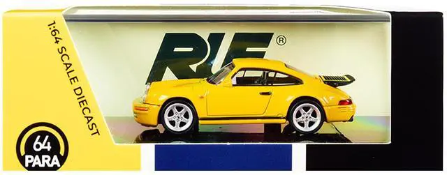 Alt view image 5 of 5 - 1987 RUF CTR Yellowbird Blossom Yellow 1/64 Diecast Model Car by Paragon