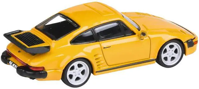Alt view image 6 of 8 - 1986 RUF BTR Blossom Yellow 1/64 Diecast Model Car by Paragon Models
