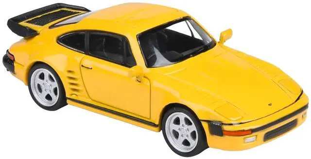 Alt view image 7 of 8 - 1986 RUF BTR Blossom Yellow 1/64 Diecast Model Car by Paragon Models