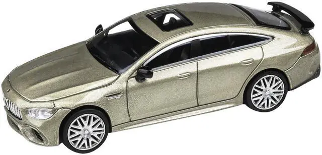 Alt view image 5 of 6 - 2018 Mercedes-AMG GT 63 S Kalahari Gold Metallic 1/64 Diecast Model Car by Paragon Models