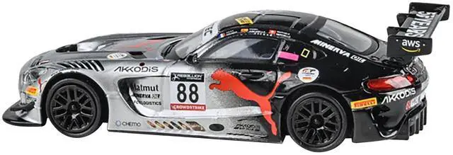 Alt view image 2 of 6 - Mercedes-AMG GT3 #88 "Team AKKodis ASP" Winner "24 Hours of Spa" (2022) 1/64 Diecast Model Car by Paragon