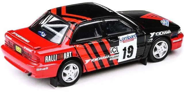 Alt view image 4 of 5 - Mitsubishi Galant VR-4 #19 "Yokohama" Lombard R.A.C. Rally (1992) 1/64 Diecast Model Car by Paragon