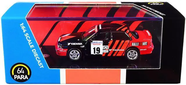 Alt view image 5 of 5 - Mitsubishi Galant VR-4 #19 "Yokohama" Lombard R.A.C. Rally (1992) 1/64 Diecast Model Car by Paragon
