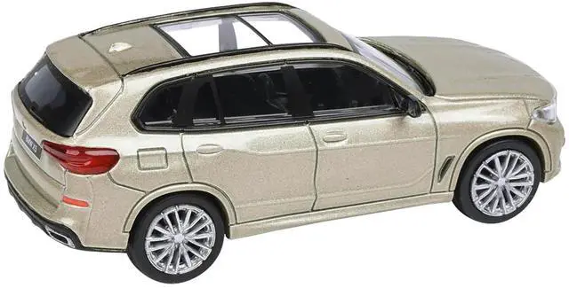 Alt view image 5 of 6 - 2018 BMW X5 G05 with Sunroof Sunstone Gold Metallic 1/64 Diecast Model Car by Paragon Models