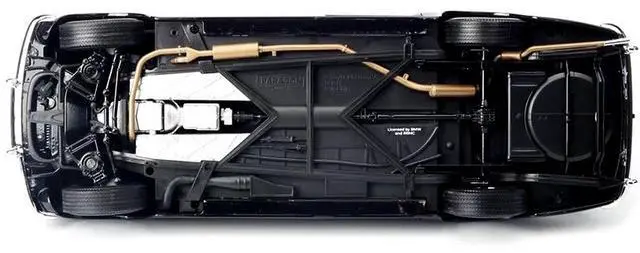 Alt view image 8 of 8 - 1964 Rolls Royce Phantom V Midnight Blue Metallic 1/18 Diecast Model Car by Paragon