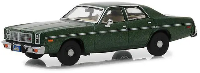 Alt view image 3 of 3 - 1978 Dodge Monaco (Rick Hunter's) Green "Hunter" (1984-1991) TV Series 1/43 Diecast Model Car by Greenlight