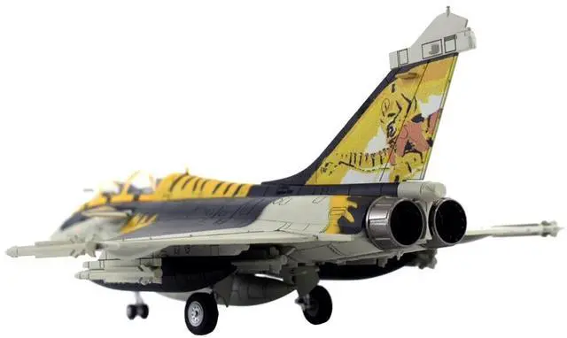 Alt view image 3 of 5 - Dassault Rafale B Fighter Jet "NATO Tiger Meet" (2009) w/Missile Accessories "Panzerkampf Wing" 1/72 Scale Model by Panzerkampf