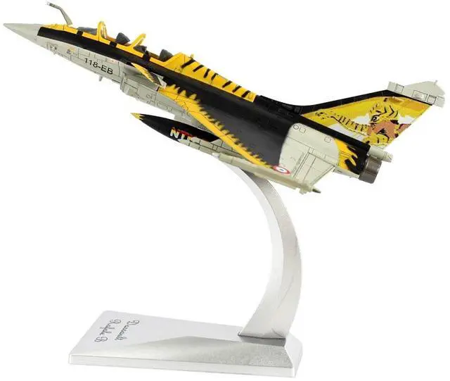 Alt view image 4 of 5 - Dassault Rafale B Fighter Jet "NATO Tiger Meet" (2009) w/Missile Accessories "Panzerkampf Wing" 1/72 Scale Model by Panzerkampf