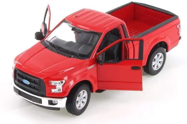 Alt view image 2 of 4 - 2015 Ford F-150 Regular Cab Pickup Truck Red 1/24-1/27 Diecast Model Car by Welly