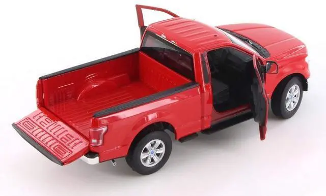 Alt view image 4 of 4 - 2015 Ford F-150 Regular Cab Pickup Truck Red 1/24-1/27 Diecast Model Car by Welly
