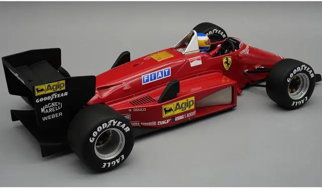 Alt view image 2 of 5 - Ferrari 156-85 "Press Version" (1985) with Driver "Mythos Series" Limited Edition to 30 pieces 1/18 Model Car by Tecnomodel