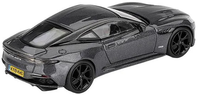 Alt view image 4 of 6 - ChAston Martin DBS RHD Gray Metallic 007 James Bond "No Time to Die" (2021) Movie Limited Ed 1/64 Diecast Model Car by Mini GT