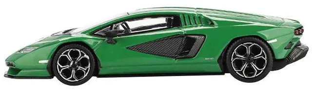 Alt view image 3 of 6 - Lamborghini Countach LPI 800-4 Verde Medio Green Limited Edition 1/64 Diecast Model Car by Mini GT