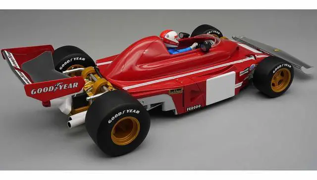 Alt view image 2 of 6 - Ferrari 312 B3 Clay Regazzoni F1 "Monza GP Test" (1974) with Driver "Mythos Series" Limited Ed 1/18 Model Car by Tecnomodel