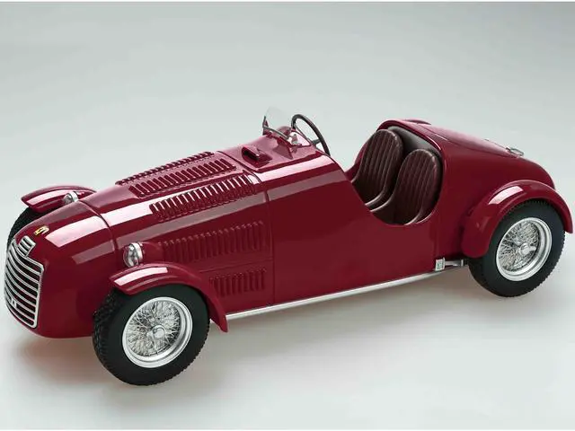 Main image of Ferrari 125C Red "Press Version" (1947) Limited Edition to 80 pieces Worldwide "Mythos Series" 1/18 Model Car by Tecnomodel