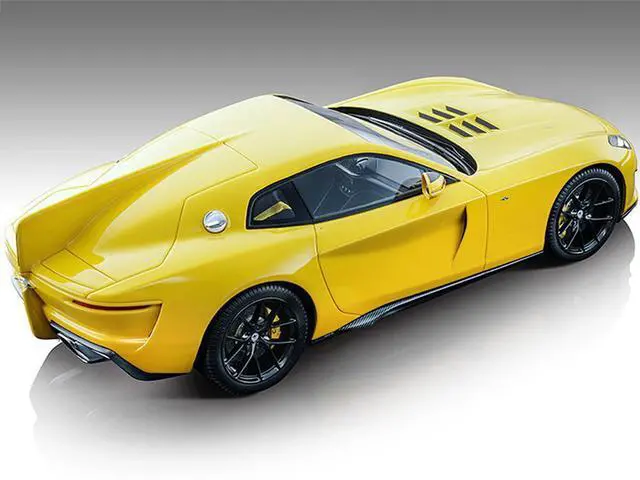 Alt view image 2 of 3 - 2021 Touring Superleggera Aero3 Giallo Modena Yellow "Mythos Series" Limited Edition to 60 pieces 1/18 Model Car by Tecnomodel