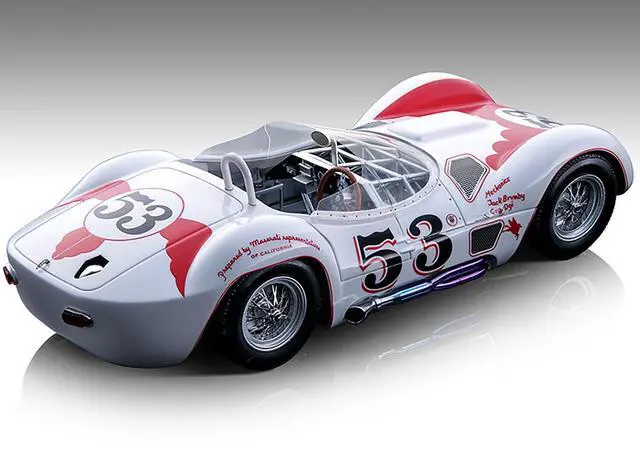 Alt view image 2 of 3 - Maserati Birdcage Tipo 61 #53 Bill Krause Winner GP Riverside 200 Miles (1960) Limited Ed to 75 pcs 1/18 Model Car by Tecnomodel