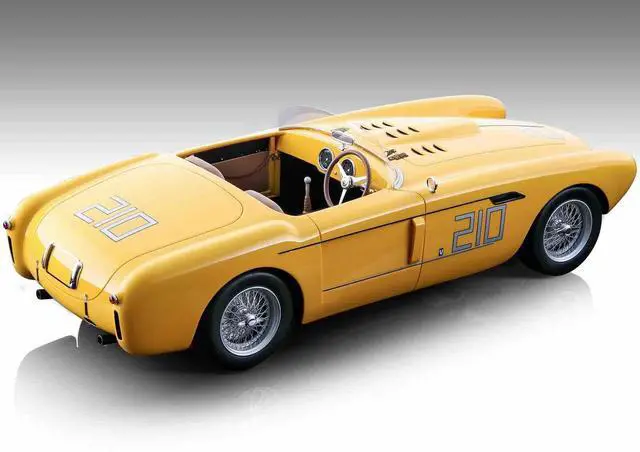 Alt view image 2 of 3 - Ferrari 340 Mexico Spyder #210 Preston Gray "Watkins Glen GP" (1955) Mythos Series Ltd Ed to 70 pcs 1/18 Model Car by Tecnomodel