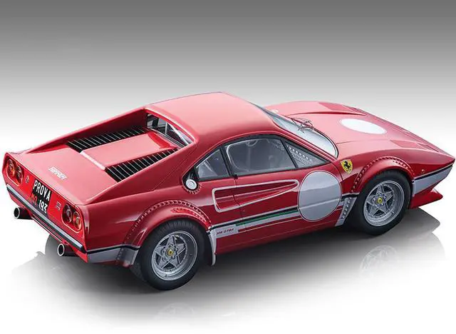 Alt view image 2 of 3 - Ferrari 308 GTB/4 LM Niki Lauda (Driver) Test Fiorano Circuit 1976 "Mythos Series" Ltd Ed 150 pcs 1/18 Model Car by Tecnomodel