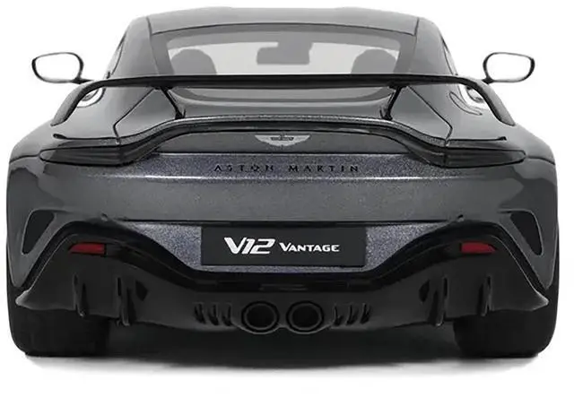 Alt view image 4 of 5 - 2023 Aston Martin V12 Vantage Gray Metallic 1/18 Model Car by GT Spirit