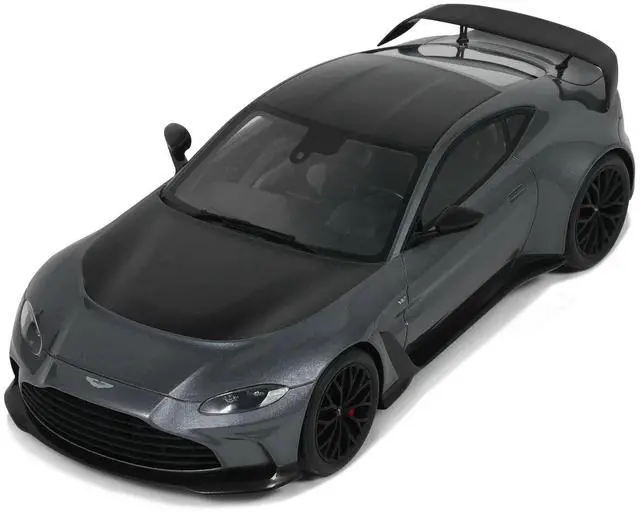 Alt view image 5 of 5 - 2023 Aston Martin V12 Vantage Gray Metallic 1/18 Model Car by GT Spirit