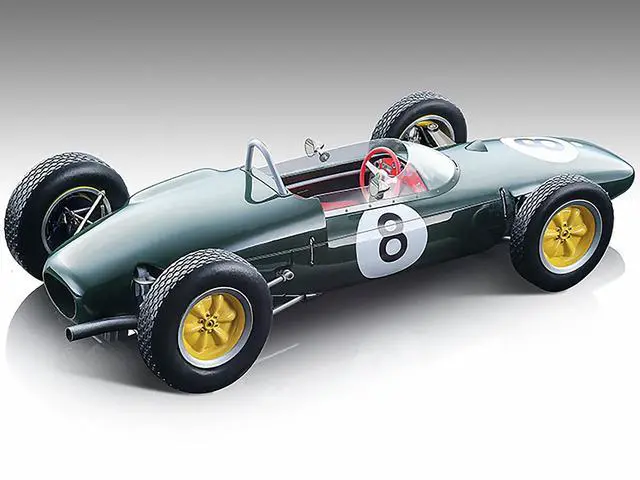 Alt view image 2 of 3 - Lotus 21 #8 Jim Clark 3rd Place Formula One F1 French GP (1961) Limited Ed to 210 pcs Worldwide 1/18 Model Car by Tecnomodel