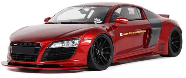 Main image of 2022 Audi R8 "LB Works" Red Metallic 1/18 Model Car by GT Spirit