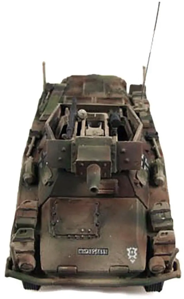 Alt view image 4 of 6 - Sd.Kfz. 234/3 Armored Vehicle "1st Panzer Division, Hungary" (1945) German Army 1/72 Die Cast Model by Panzerstahl