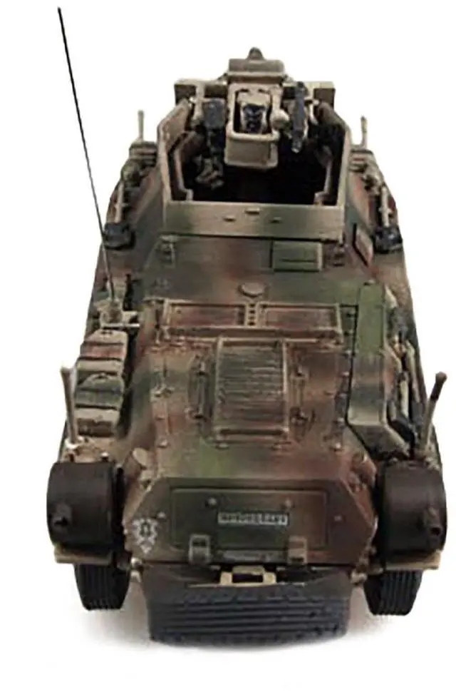 Alt view image 5 of 6 - Sd.Kfz. 234/3 Armored Vehicle "1st Panzer Division, Hungary" (1945) German Army 1/72 Die Cast Model by Panzerstahl