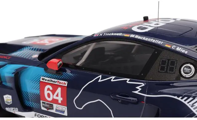 Alt view image 2 of 6 - Ford Mustang GT3 #64 "Ford Multimatic Motorsports" "24 Hours of Daytona" (2024) 1/18 Model Car by Top Speed