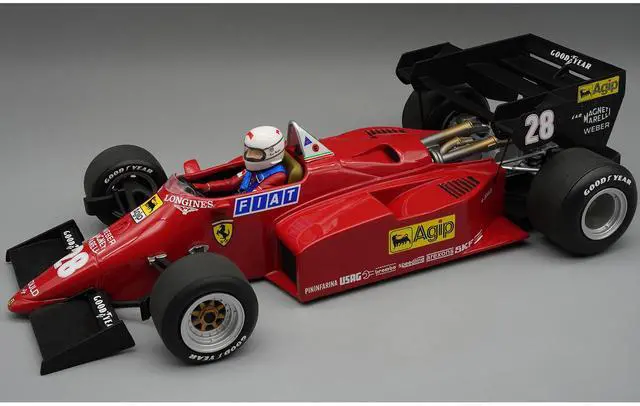 Main image of Ferrari 126 C4-M2 #28 F1 "European GP" (1984) with Driver "Mythos Series" Limited Edition to 80 pcs 1/18 Model Car by Tecnomodel