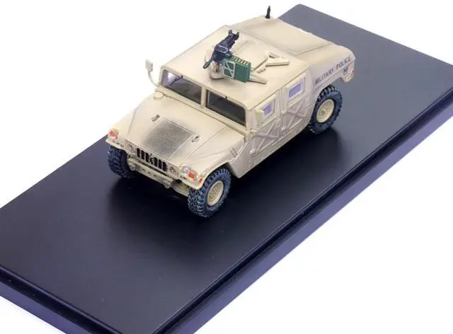 Alt view image 6 of 6 - M988 Modern 4×4 Utility Vehicle w/Grenade Launcher Desert Sand "Gulf War" (1990) 1/64 Diecast Model by Panzerkampf
