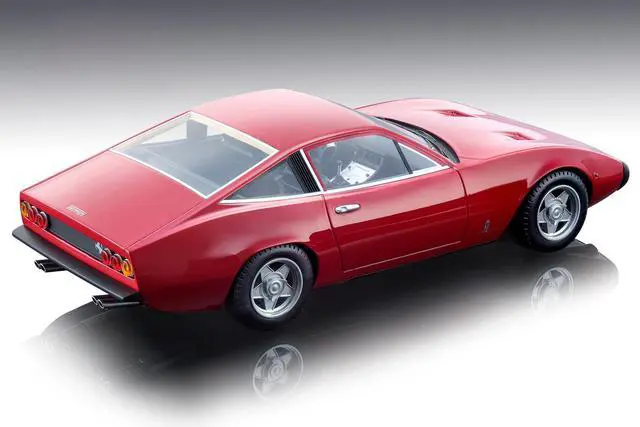 Alt view image 2 of 3 - 1971 Ferrari 365 GTC/4 Red w/ Black Interior Mythos Series Limited Edition to 150 pieces 1/18 Model Car by Tecnomodel