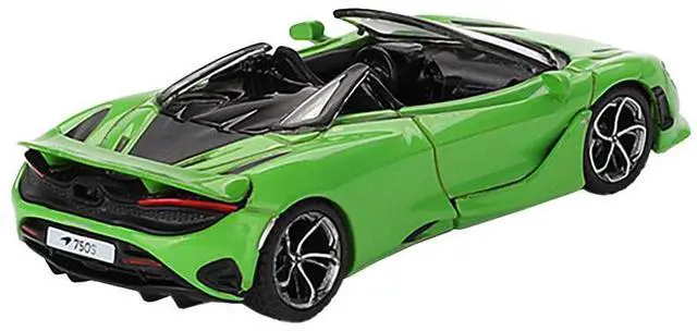 Alt view image 3 of 6 - McLaren 750S Spider Mantis Green Limited Edition 1/64 Diecast Model Car by Mini GT