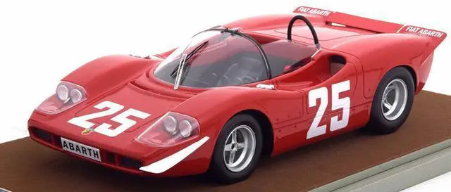 Main image of Abarth 2000 S #25 1969 Winner Imola Gijs van Lennep / Johannes Ortner Limited Edition to 50pcs 1/18 Model by Tecnomodel