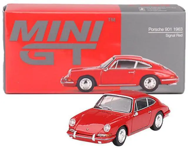 Alt view image 4 of 6 - 1963 Porsche 901 Signal Red Limited Edition to 4200 pieces Worldwide 1/64 Diecast Model Car by Mini GT