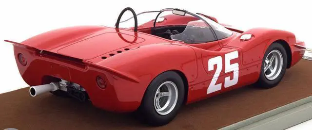 Alt view image 2 of 3 - Abarth 2000 S #25 1969 Winner Imola Gijs van Lennep / Johannes Ortner Limited Edition to 50pcs 1/18 Model by Tecnomodel