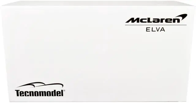 Alt view image 3 of 3 - 2020 McLaren Elva Convertible #4 Black w/Silver Accents "Exclusive Collection" Ltd Ed to 79 pcs 1/18 Model Car by Tecnomodel