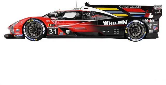Alt view image 3 of 6 - Cadillac V-Series.R #31 "Whelen Cadillac Racing" 2nd Place IMSA "24 Hours of Daytona" (2024) 1/18 Model Car by Top Speed
