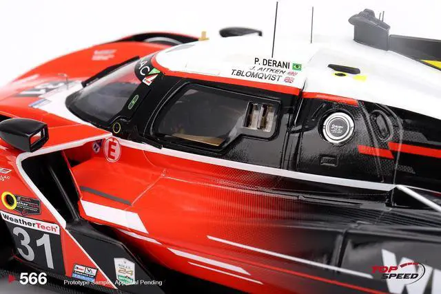 Alt view image 2 of 6 - Cadillac V-Series.R #31 "Whelen Cadillac Racing" 2nd Place IMSA "24 Hours of Daytona" (2024) 1/18 Model Car by Top Speed