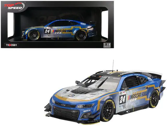 Main image of Chevrolet Camaro ZL1 #24 (Weathered Version) "Hendrick Motorsports" Innovative "24 Hrs Le Mans" 2023 1/18 Model Car by Top Speed
