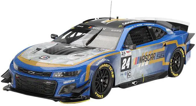 Alt view image 6 of 6 - Chevrolet Camaro ZL1 #24 (Weathered Version) "Hendrick Motorsports" Innovative "24 Hrs Le Mans" 2023 1/18 Model Car by Top Speed