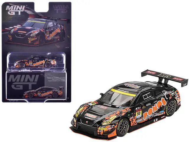 Main image of Nissan GT-R NISMO GT3 #10 Hironobu Yasuda - Riki Okusa "PONOS GAINER" "Super GT Series" (2023) 1/64 Diecast Model Car by Mini GT