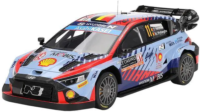 Main image of Hyundai i20 N Rally1 Hybrid #11 "Hyundai Shell Mobis WRT"  Winner WRC "Monte Carlo Rally" (2024) 1/18 Model Car by Top Speed