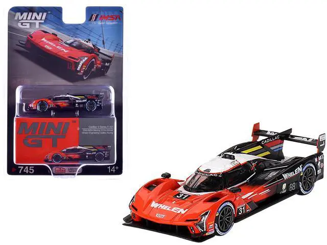Main image of Cadillac V-Series.R #31 "Whelen Engineering Racing" Winner IMSA "12 Hours of Sebring" (2023) 1/64 Diecast Model Car by Mini GT