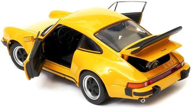 Alt view image 3 of 5 - 1974 Porsche 911 Turbo 3.0 Yellow 1/24 Diecast Model Car by Welly
